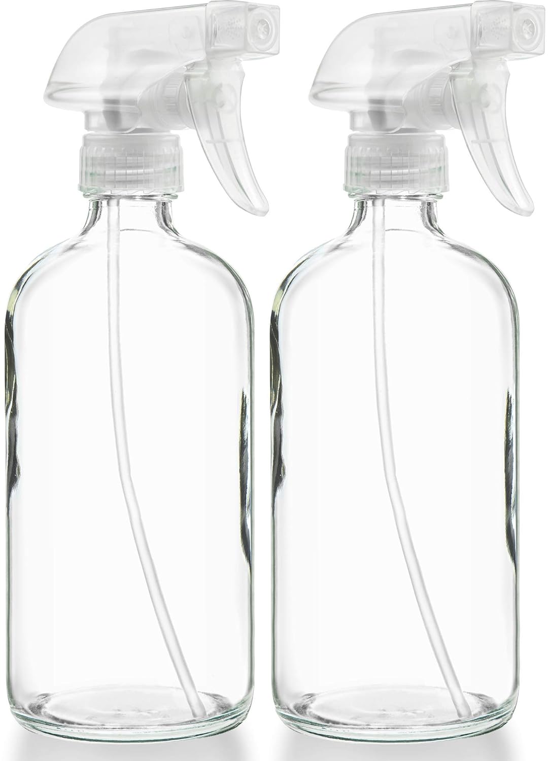 Sally's Organics® Empty Clear Glass Spray Bottles - Refillable 16 oz