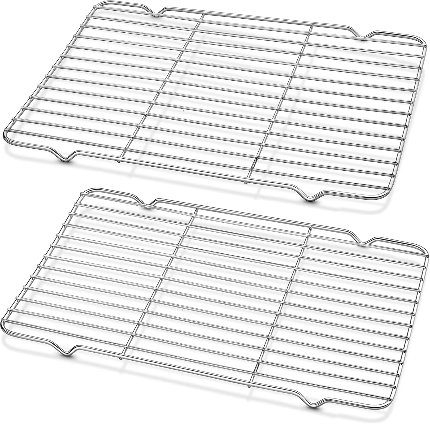 Cooling Rack and Baking Rack with Stainless Steel, 2 - Pack 10 x 15 Inches