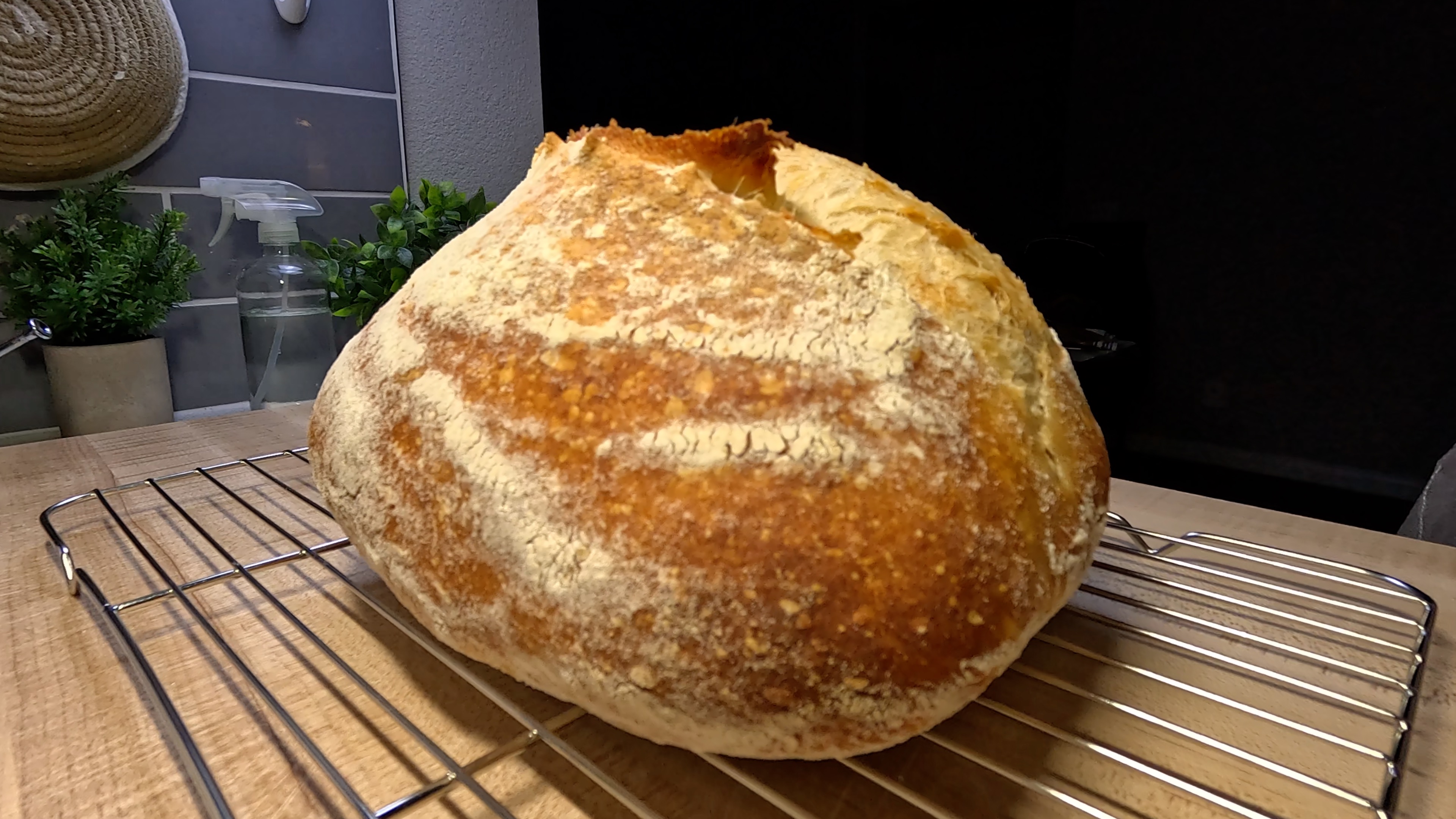 Same-Day Sourdough Batard with Crispy Crust